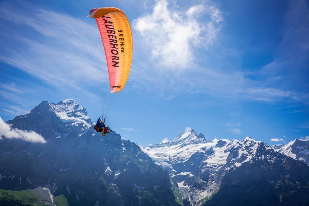 Готель Lauberhorn Гріндельвальд Екстер'єр фото